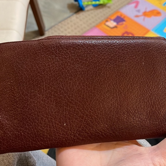 Gorgeous burgundy leather wallet - Picture 5 of 5